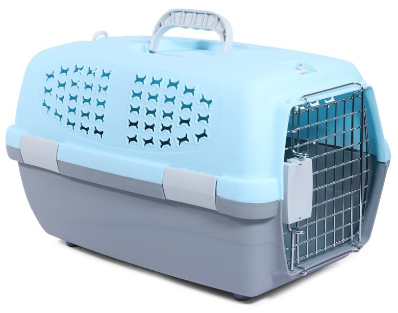 Переноска Triol SH3660 для животных S, мятная, 480*300*280мм
