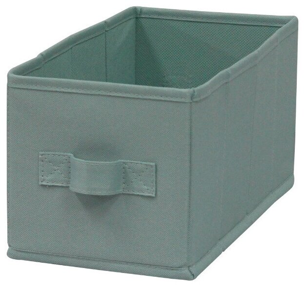 Короб для хранения одежды игрушек 15х31х15 см 6.9 л спанбонд цвет сизый