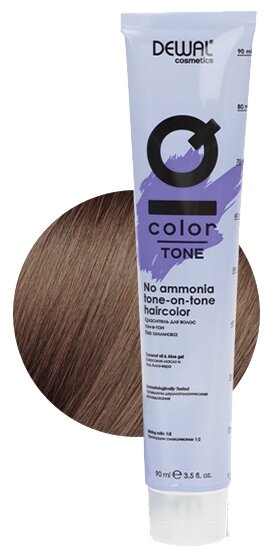 Dewal Cosmetics IQ COLOR TONE - Деваль АйКью Колор Тон Краситель тон-в-тон, 90 мл - IQ COLOR TONE 6 Темный блондин