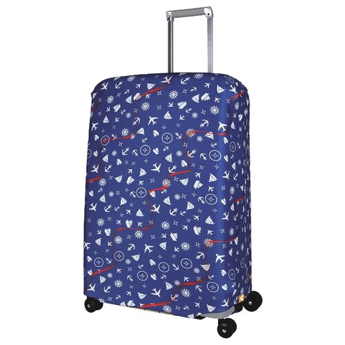 фото Чехол для чемодана routemark traveler sp240 l/xl, синий