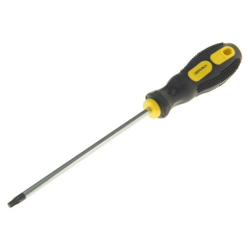 Отвертка TORX T20х100мм магнитная с противоскользящей ручкой (с держателем) эврика ER-7DT-03H