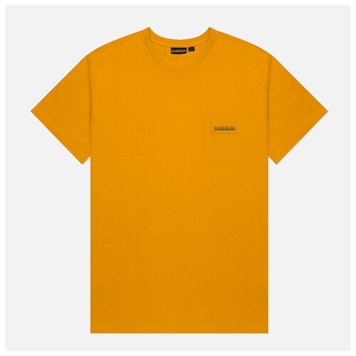 Мужская футболка Napapijri Morgex жёлтый, Размер S