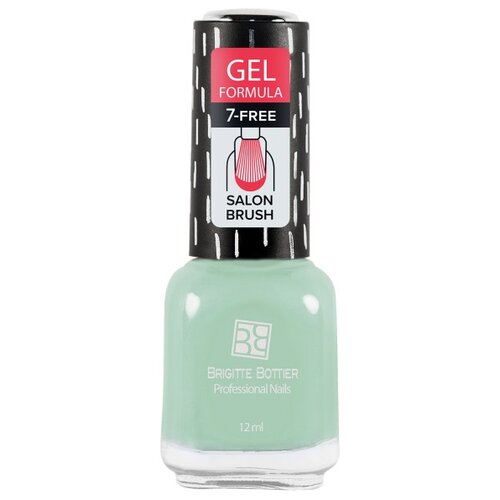 Brigitte Bottier Лак для ногтей Gel Formula, 12 мл, тон 83 перечная мята brigitte bottier лак для ногтей gel formula 12 мл тон 83 перечная мята