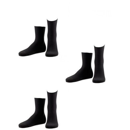 фото Носки dr. feet, 3 пары, размер 25, черный