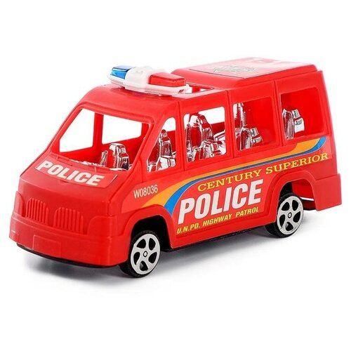 Машина инерционная «Полиция», микс, 2 штуки