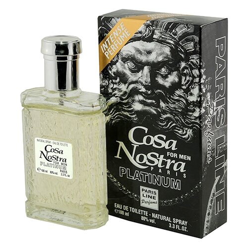 Туалетная вода мужская Cosa Nostra Platinium Intense Perfume, 100 мл 1272202