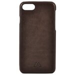 Чехол Moodz для iPhone 7/8 Soft leather Hard Chocolate (dark brown) - изображение