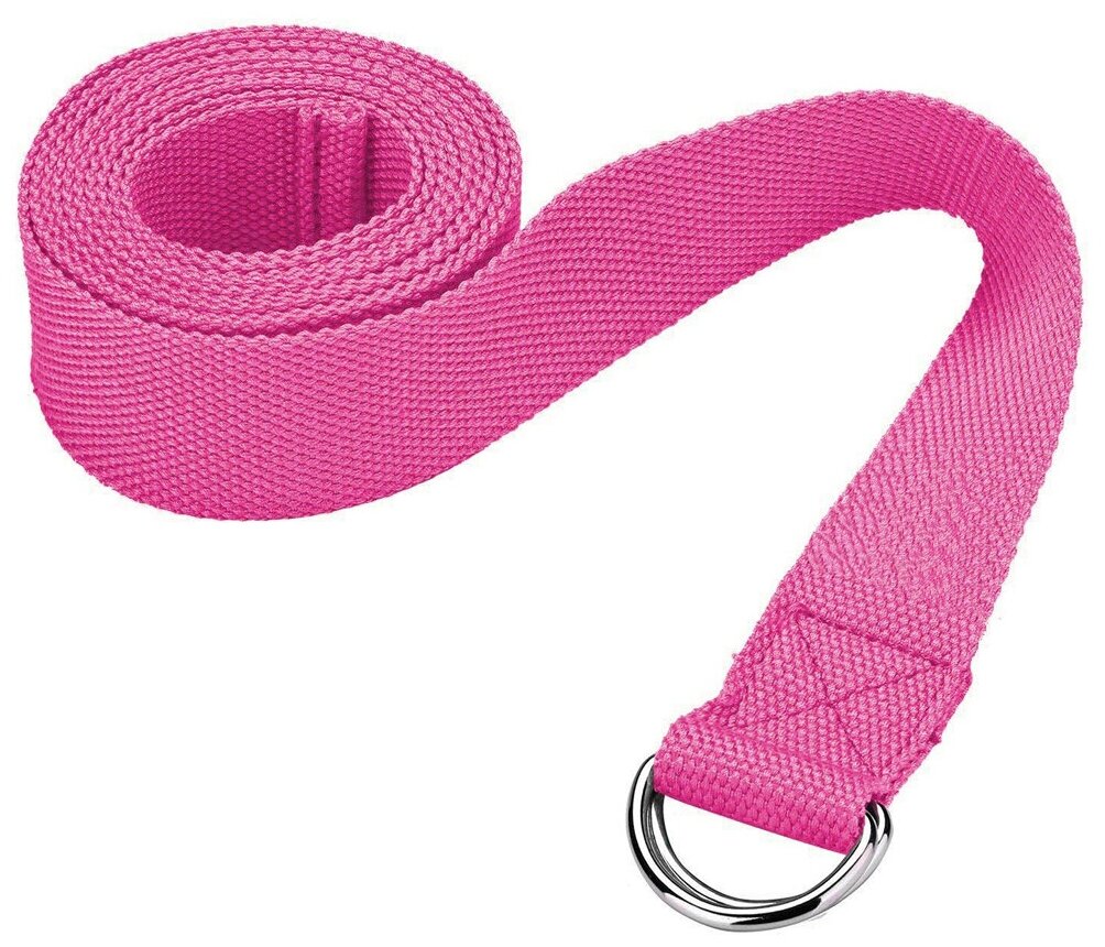 Ремешок для йоги Start Up NT18021 р 173х3,8 см розовый