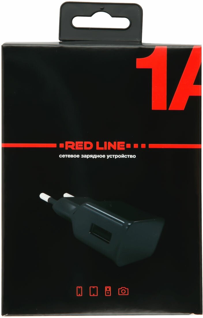 Зарядное устройство Red Line NT-1A USB 1A Black УТ000009407