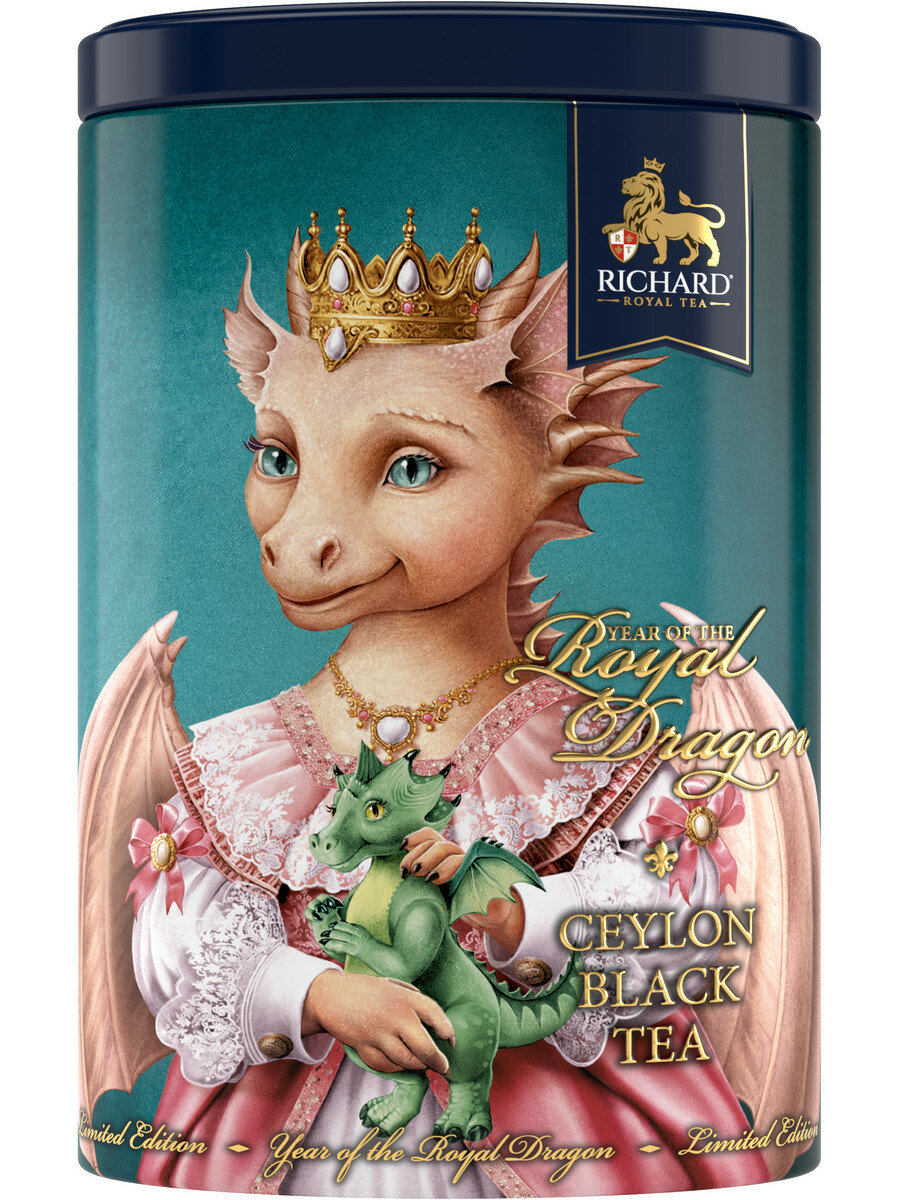 Richard "Year of the Royal Dragon" чёрный весовой чай, 80 г, принцесса - фотография № 1