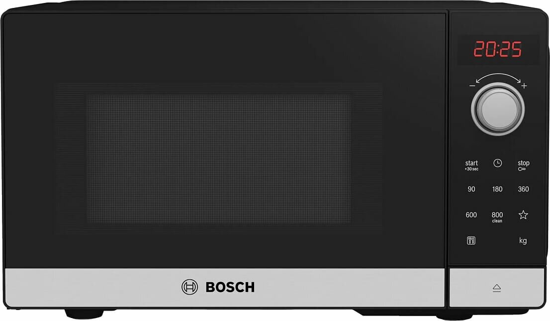 Микроволновая печь Bosch FFL023MS2, черный - фото №1