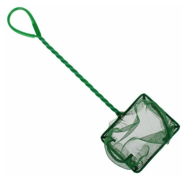 Сачок тритон зеленый с зеленой ручкой N8 20см/Китай - 2 ед. товара - фотография № 4