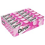 Жевательная резинка Dirol Cadbury Bubble Fresh Фрукты и мята без сахара 30 шт - изображение