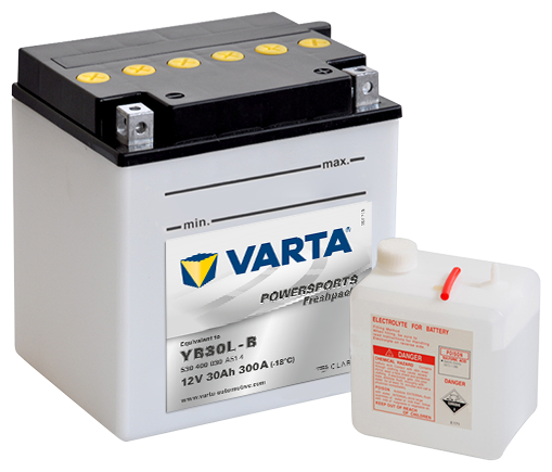 VARTA 530400030 Аккумуляторная батарея POWERSPORTS Freshpack [12V 30Ah 300A B00]