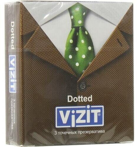 Презервативы Vizit Dotted 3 шт