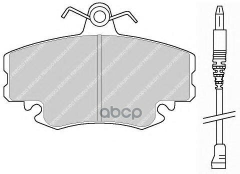Торм. Колодки Ferodo Fdb845 Renault Logan F Ferodo арт. FDB845