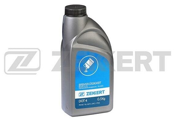 Zekkert1 ZEKKERT Тормозная жидкость DOT4 0 5 кг ZEKKERT fk2005