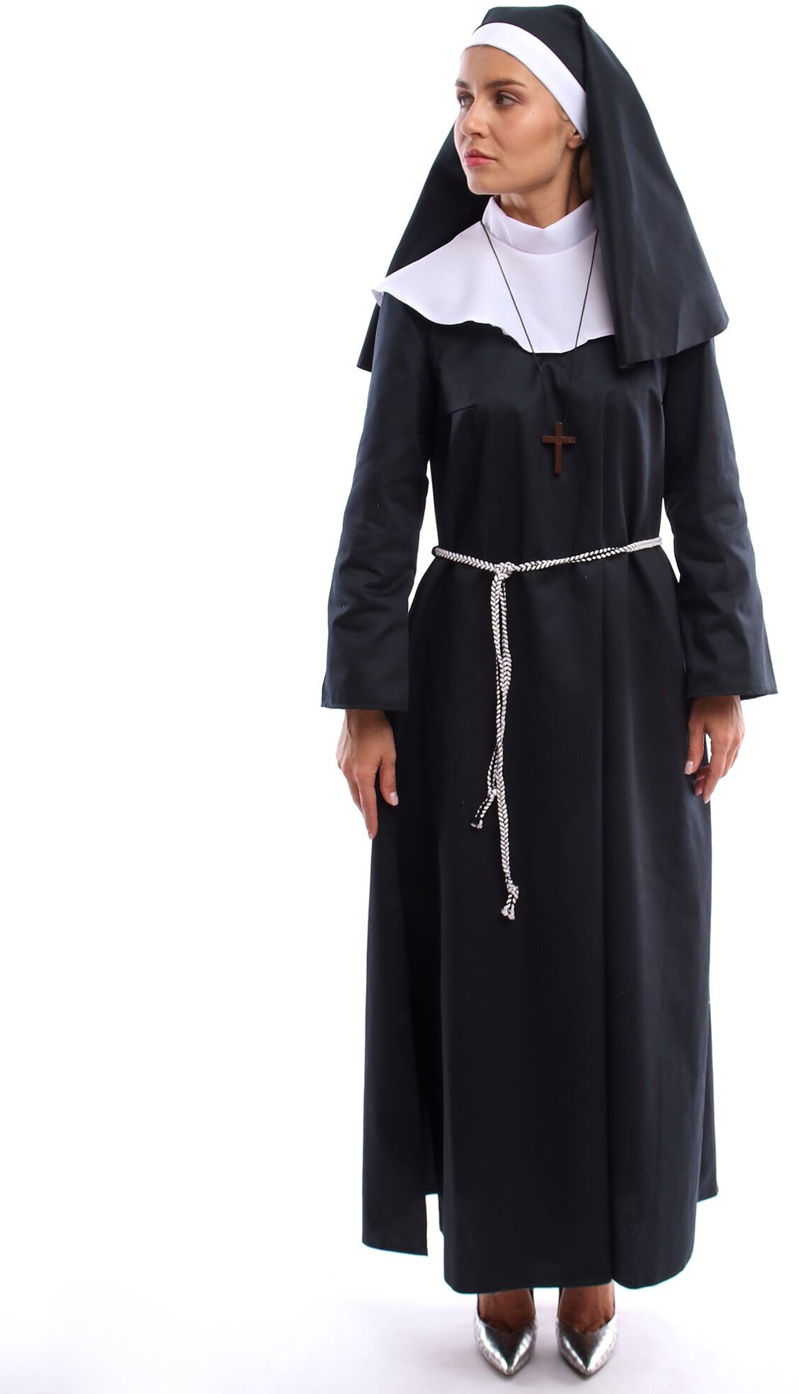 Костюм Монахиня (5024 к-23), размер 164, цвет мультиколор, бренд Пуговка