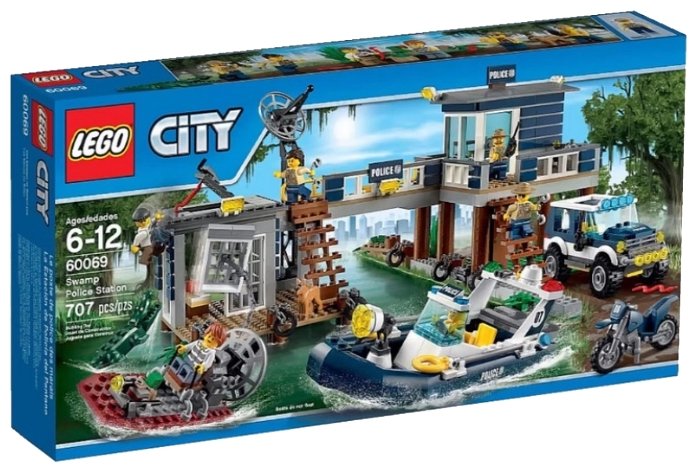 Конструктор LEGO City 60069 Полицейский участок на болоте