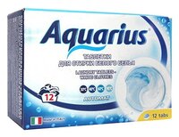 Таблетки AQUARIUS для стирки белого белья 12 шт. картонная пачка