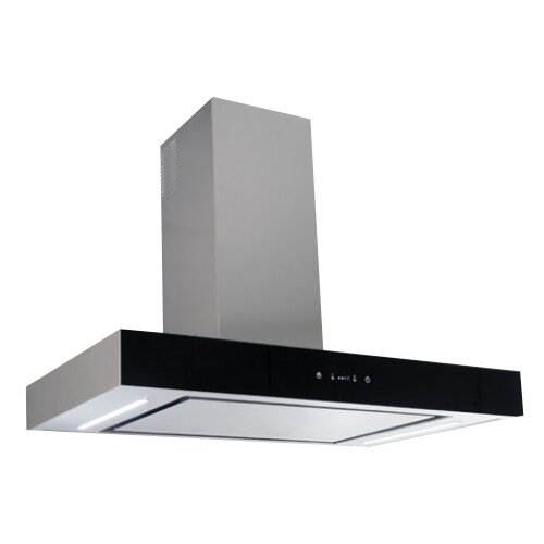 Вытяжка Sirius SLTC 81 90 см нерж-чёрное стекло 4173000₽