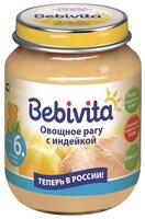 Пюре Bebivita овощное рагу с индейкой (с 6 месяцев) 100 г, 1 шт