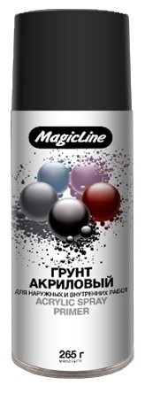 Грунтовка антикоррозийная Magic Line Грунт акриловый, 0.27 кг, черный