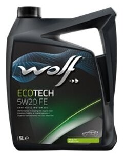 Масло моторное - Wolf Ecotech 5W20 SP/RC G6 FE 5Л 1047279