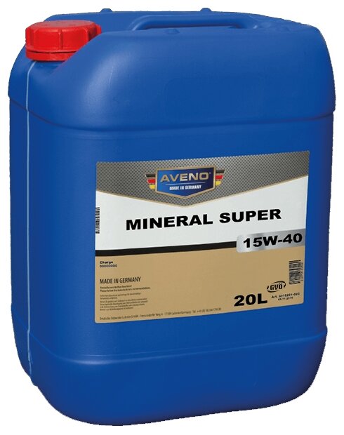 Моторное масло AVENO Mineral Super SAE 15W-40 (20л)