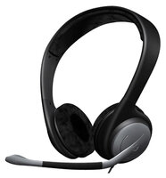 Компьютерная гарнитура Sennheiser PC 151 черный/серый