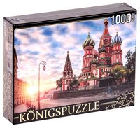 Пазл Рыжий кот Konigspuzzle Москва Храм Василия Блаженного (ГИК1000-6525) , элементов: 1000 шт.