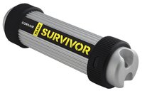 Флешка Corsair Flash Survivor USB 3.0 64GB (CMFSV3B) серебристый/черный