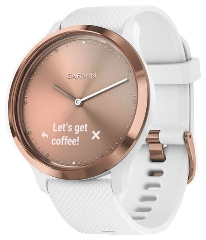 Фитнес браслет Garmin Vivomove HR Sport Rose Gold-White S/M