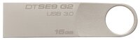 Флешка Kingston DataTraveler SE9 G2 3.0 16GB серебристый