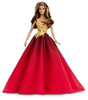 Праздничная кукла Barbie в красном платье, 29 см, DRD25