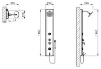 Душевая панель VitrA Move 57250003000