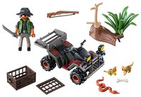 Набор с элементами конструктора Playmobil Wild Life 6939 Браконьер на квадроцикле