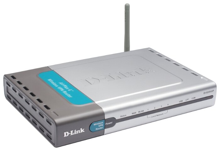 Wi-Fi роутер D-link DI-824VUP+