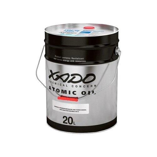 Минеральное моторное масло XADO Atomic Oil 10W-40 SG/CF-4 Silver, 5 л