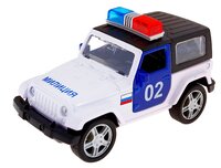 Внедорожник Autotime (Autogrand) USA Allroad 4WD милиция (49553) 1:36 белый / синий
