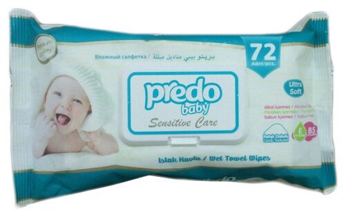 Влажные салфетки детские Predo Baby 72 шт.
