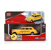 Легковой автомобиль ТЕХНОПАРК ЗИС-110 Такси (X600-H09045-R) 1:50 желтый