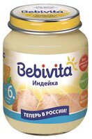 Пюре Bebivita индейка (с 6 месяцев) 100 г, 3 шт