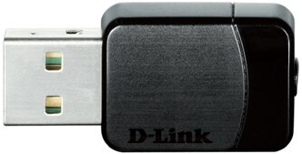 D-Link Сетевое оборудование DWA-171 RU D1A Беспроводной двухдиапазонный USB-адаптер AC600