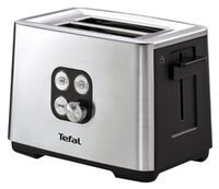 Тостер Tefal TT 420D30 черный/серебристый