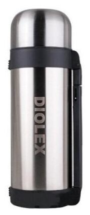Классический термос Diolex DXH-1200-1, 1.2 л, серебристый