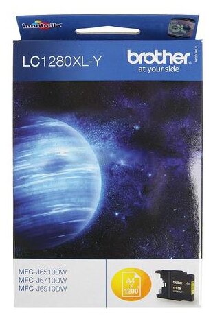 Картридж Brother LC1280XLY MFC-J6510DW/MFC-J6910DW