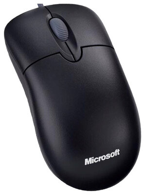 Мышь Microsoft Basic Optical Mouse Black USB+PS/2