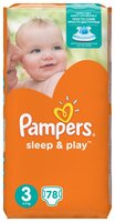 Pampers подгузники Sleep&Play 3 (5-9 кг) 78 шт.