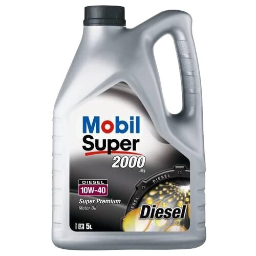 фото Полусинтетическое моторное масло mobil super 2000 x1 diesel 10w-40, 4 л